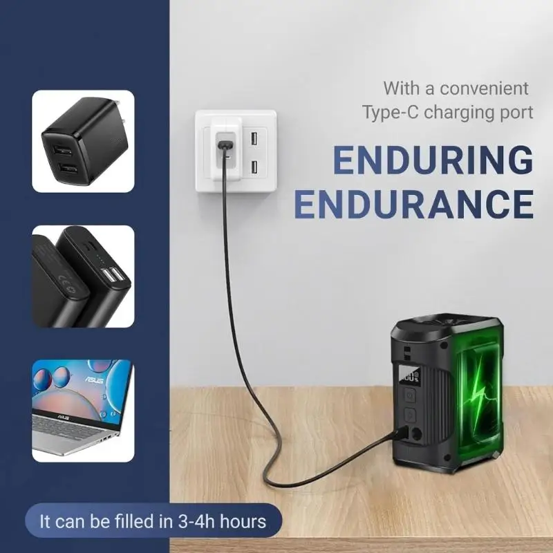 مروحة مروحة صغيرة مثبتة على الخصر مروحة مروحة الخصر مناسبة للمشي لمسافات طويلة واستخدام الصيد