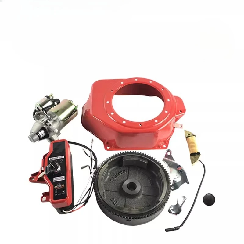 

Generator power supply to electric starting accessories 168/170/188/190F flywheel motor 2/3kw complete set