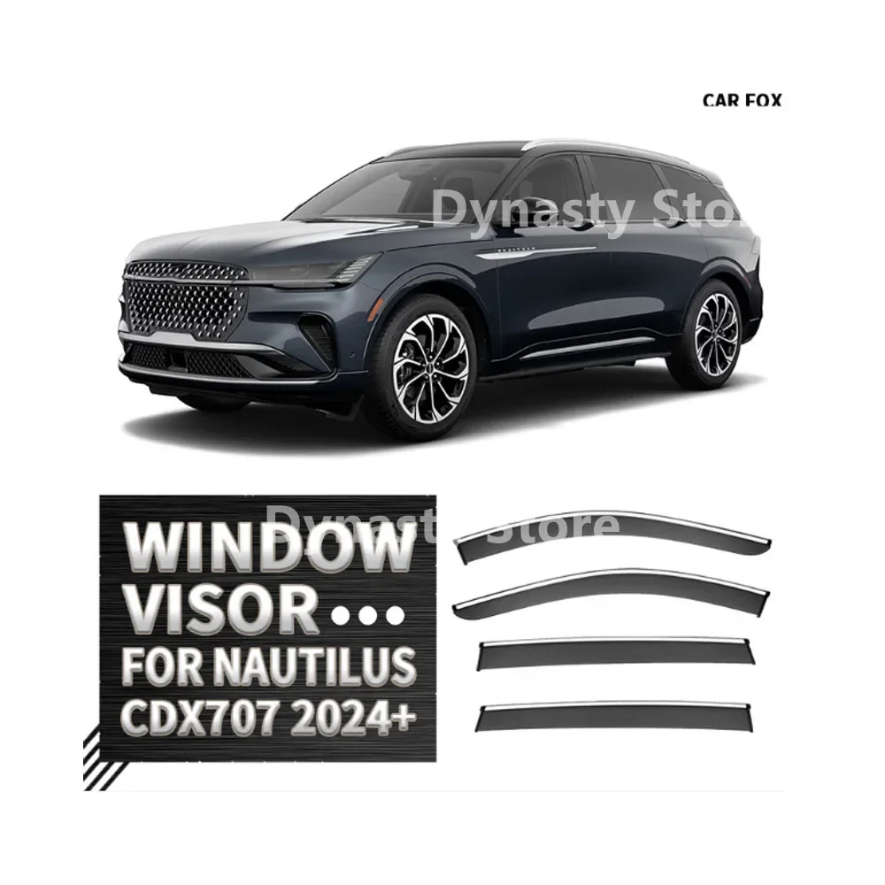 

Car Window Visor Waterproof Protect Sunny Rainy Shelter Auto External Accessory For Lincoln MKX Nautilus 2024