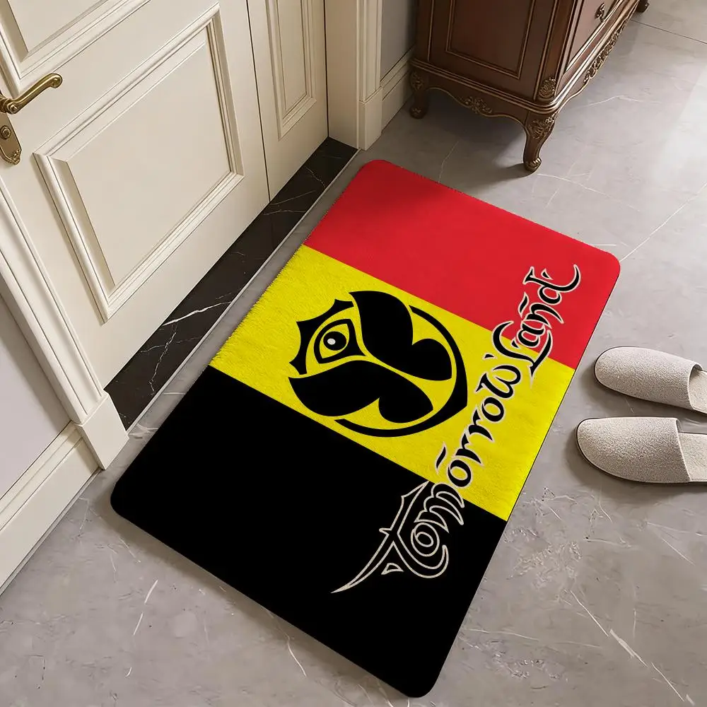Fashion tomorrowland Floor Mat Flannel Door Mat Non-Slip Absorbent Washable Indoor Home Rug