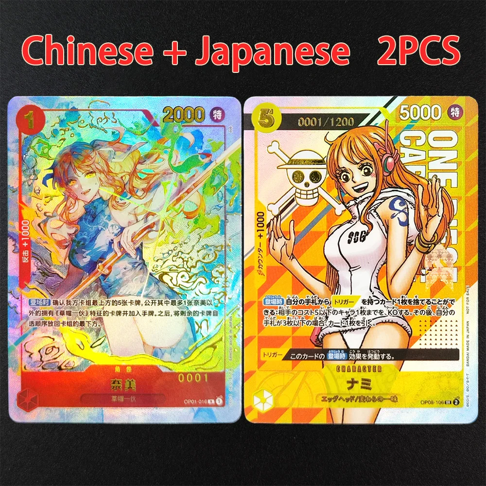 One Piece OPCG Chinese Blue Nami OP01-016 R 1st Anniversary Luffy