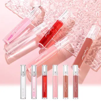 블랙 미러 글래스 워터 라이트 클리어 립 글레이즈, 방수 논스틱 리퀴드 립스틱, 누드 립 틴트 메이크업, 레드 립글로스, 신제품 