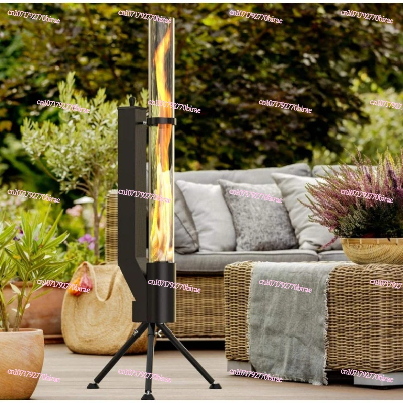 

Biomass Pellets, Stand-up Wood Rocket Stove, Patio, Outdoor Camping Fireplace