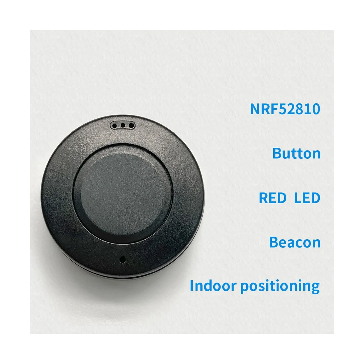 NRF52810 Bluetooth 5.0 Low Power Consumption Module Beacon Indoor Positioning White,41.5 X 31.5 X 10Mm