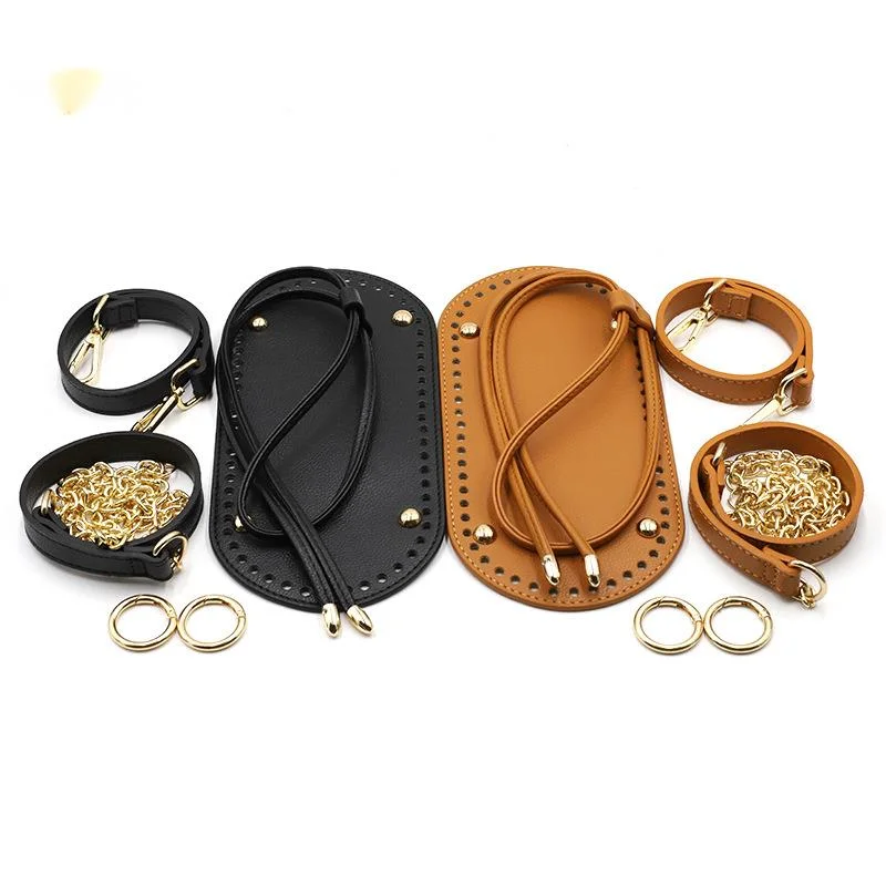 1 Set Handmade Bag Bottom Flap Cover Hardware For Bags DIY Handbag Shoulder Straps For Knitting Bags Handbag Crossbody Bags