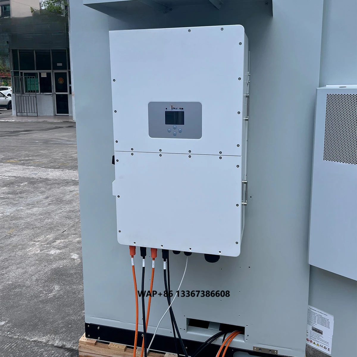 50KW EU Voltage 380V 400V 415V Three Phase Hybrid Solar System 100KWh Battery Energy Storage System for Commercial