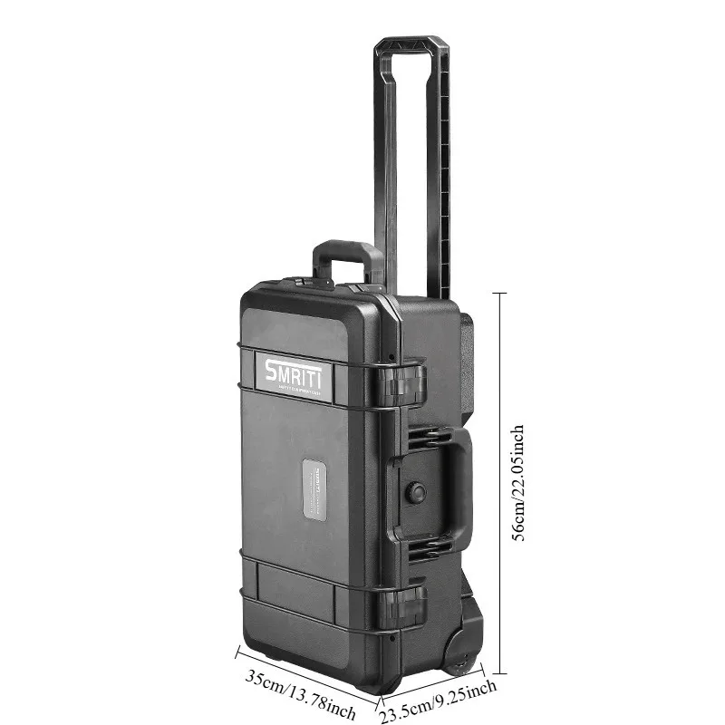 Multifunctional Plastic Tool Box Photographic Equipment Safety Protection Professional Outdoor Carrying Draw-bar Storage Case