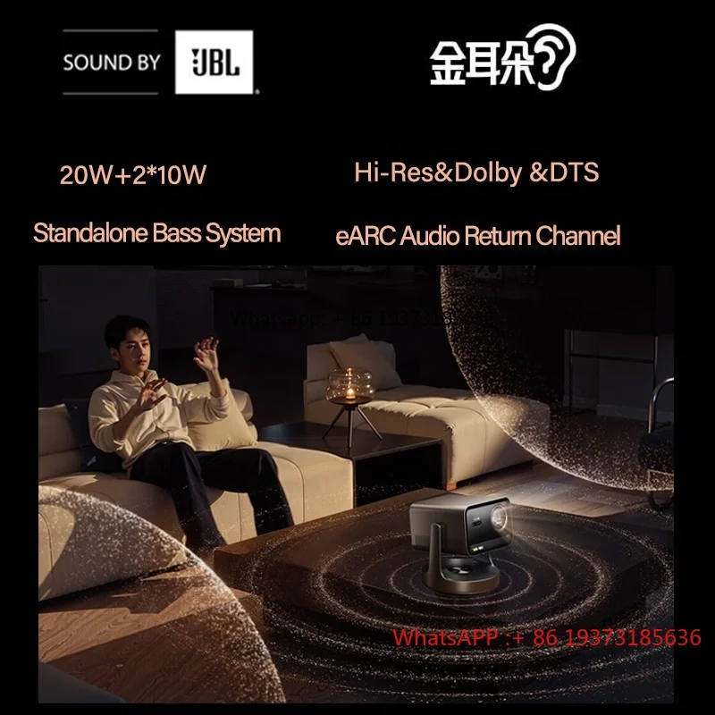 جهاز عرض Hisense Vidda C3 Ultra 4K الجديد - جهاز عرض ثلاثي RGB - Cinema Tech 1.67x Zoom HDR10+ 3200 ANSI Lumens للمسرح المنزلي #5