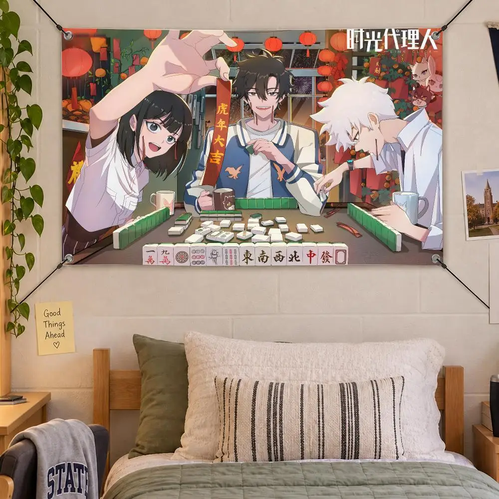 Anime Art Link Click Flags Decorative Flag Banner Indoor Bedroom Dorm Gaming Room Wall Party Club Decor Fan Gift