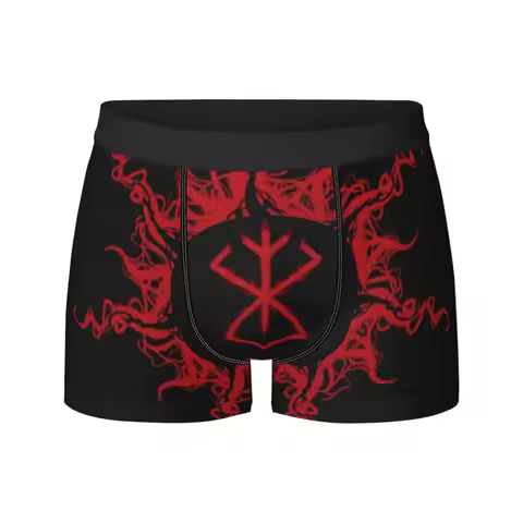 Berserk Milk Silk Man Underwear Boxer Men Underpants Men's Panties Boxers Shorts
