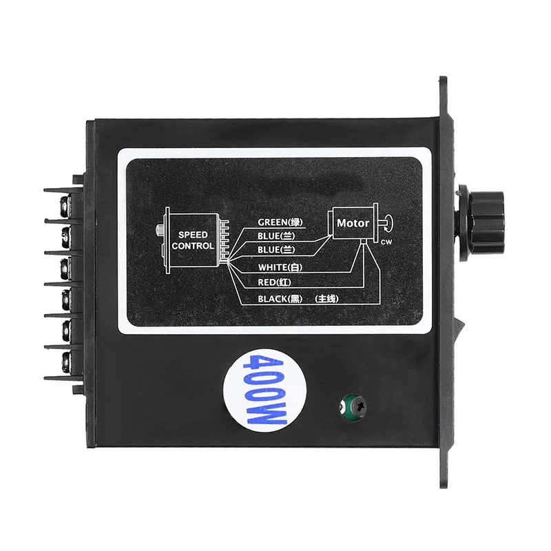 AC Asynchronous Motor Speed Controller with Forward And Reverse Rotation 6W-400W Adjustable Power Control for Industrial Use
