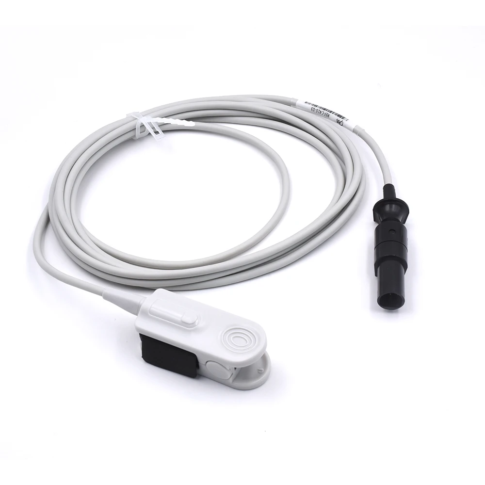 Compatible for Spacelabs 90501/90419/01 Adult Finger Clip spo2 Sensors, direct-connect 7 pin spo2 probe