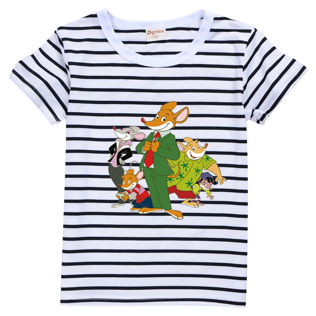 Geronimo-camisetas con estampado de dibujos animados para niños y niñas, ropa de moda Harajuku para bebés, stiltton