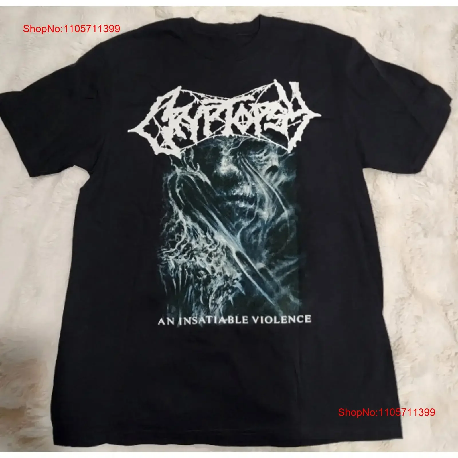 Cryptopsy 2025 Tour T Shirt Fan s Men Cotton long or short sleeves vintage Washed Stylish fashion Breathable Soft Stretched