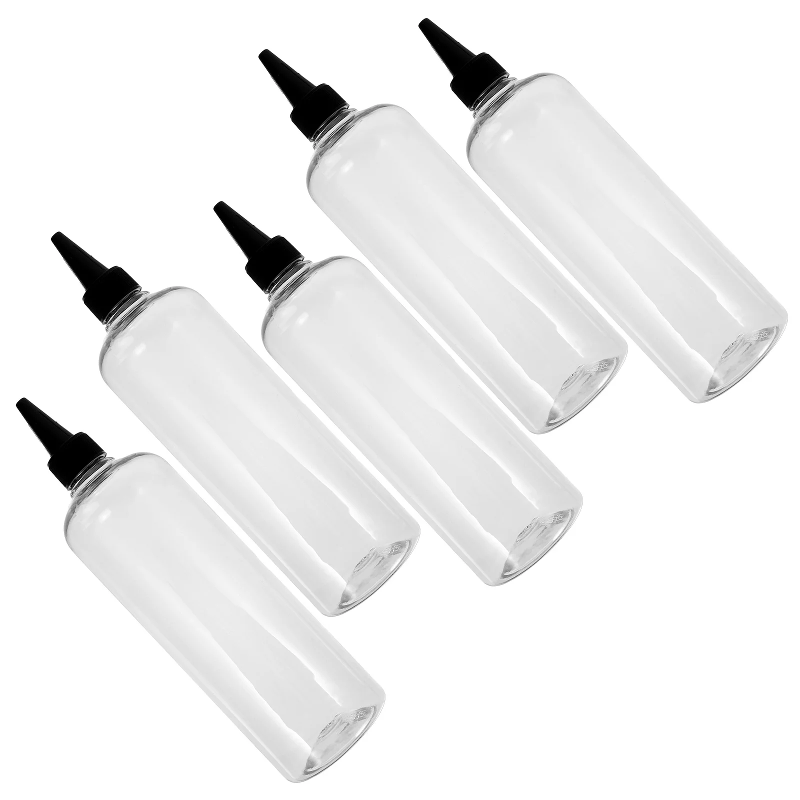 5 stücke Nachfüllbare Squeeze Flaschen Spitzen Mund Applikator Flasche Für Haar Farbe Farbstoff Öl Flüssigkeit Sauce Verwenden Sub Flasche