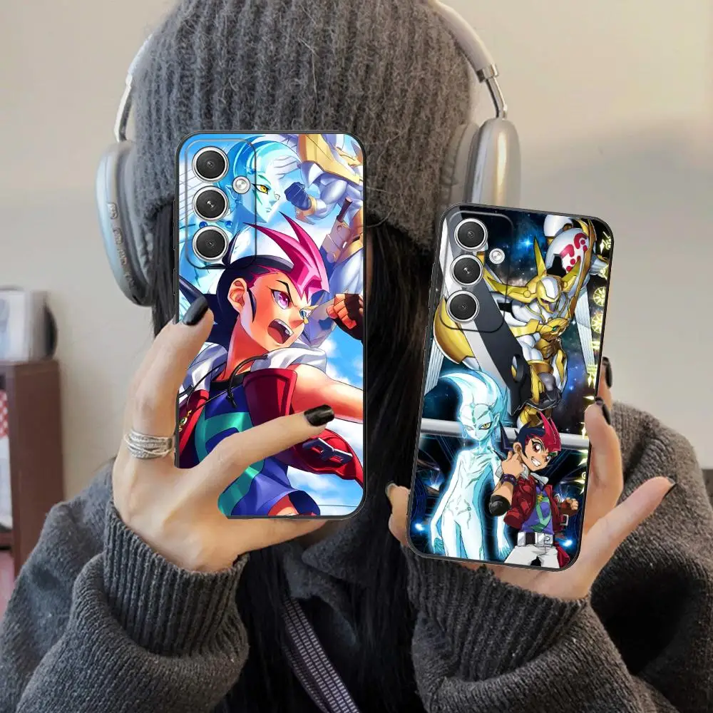 Yugioh Yuma Tsukumo Mobile Phone Case for Samsung Galaxy S25 S24 S23 S22 S21 S20 Note20 Plus FE Ultra Colour Cover Luxury Pretty