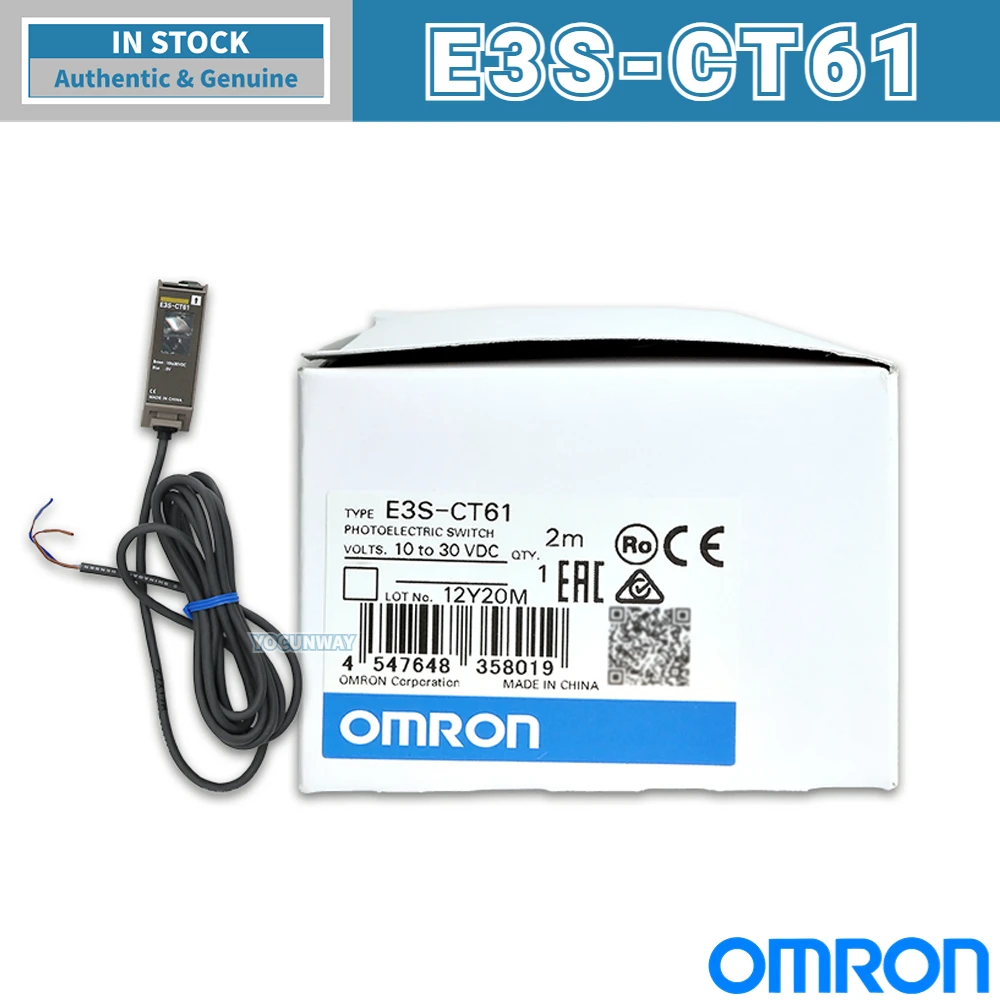 OMRON Original Photoelectric Switch Sensor New Authentic E3S-CT11 CT61 CT66 CR11 CR61 D11 CD12 Microsensor for Industrial Use