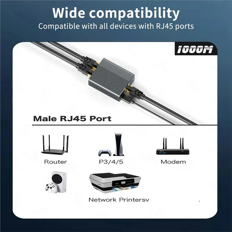 A23F-Gigabit Ethernet Switch Rj45 Splitter LAN Gigabit Extension Adapter 1000Mbps Connector For PC Laptop Tvbox Router