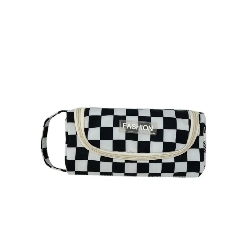 

Школьные принадлежности: пенал-сетка из холщовой ткани, моющийся, простой, многофункциональный, большой вместимости, для студентов