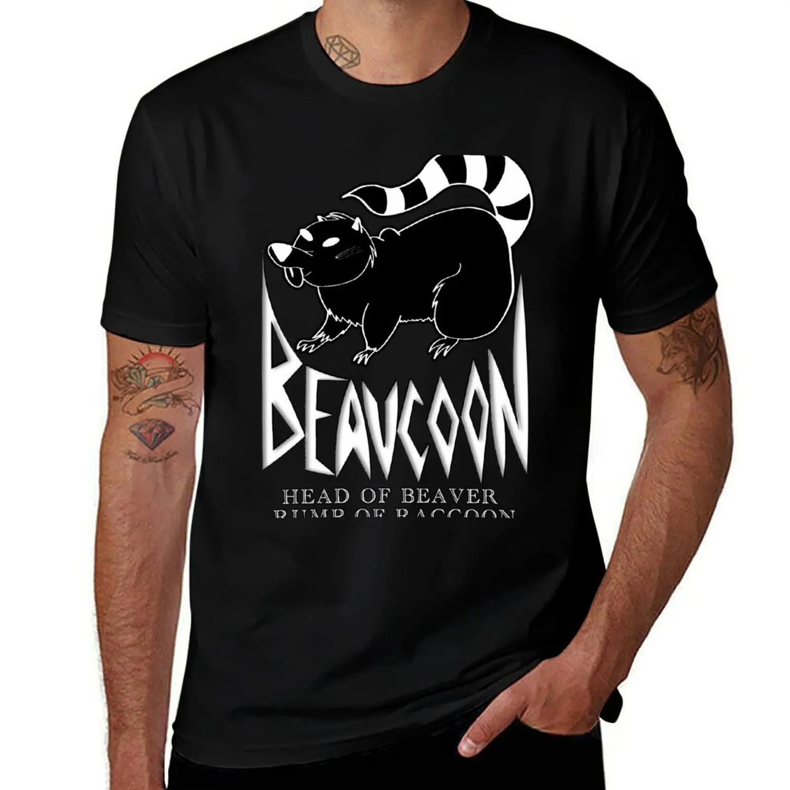 

Футболка Beavcoon, мужская дизайнерская футболка для мужчин, хлопковая футболка