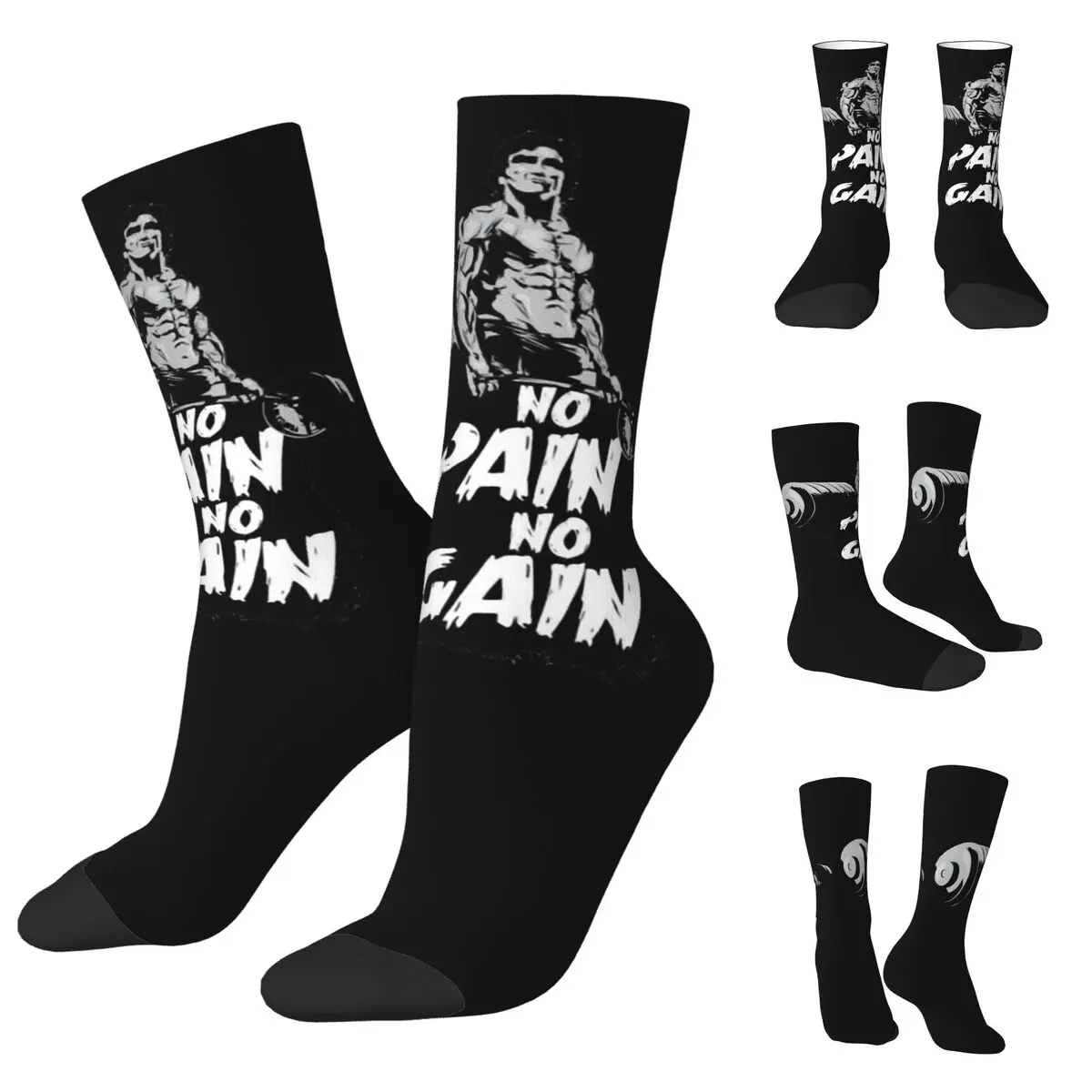 

Casual Arnold Schwarzenegger Mr Olympia Unisex Socks,Cycling 3D Print Happy Socks Street Style Crazy Sock