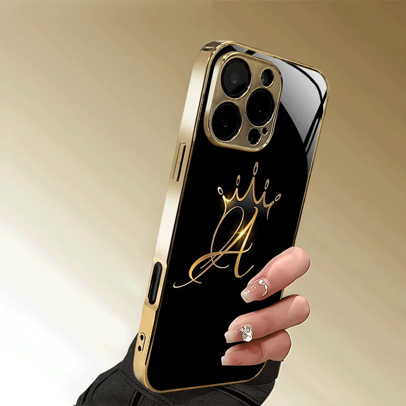Noble Golden Crown Monogram Ha - Monogram Custom Case 评论和价格