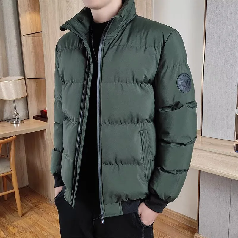 Herbst-Winter-Herren-Reißverschluss-Cardigan-Jacke, schnelltrocknend, trendige Herrenjacke, lässiger Stehkragen-Mantel, große Größe, bequeme Oberteile – Detail 12