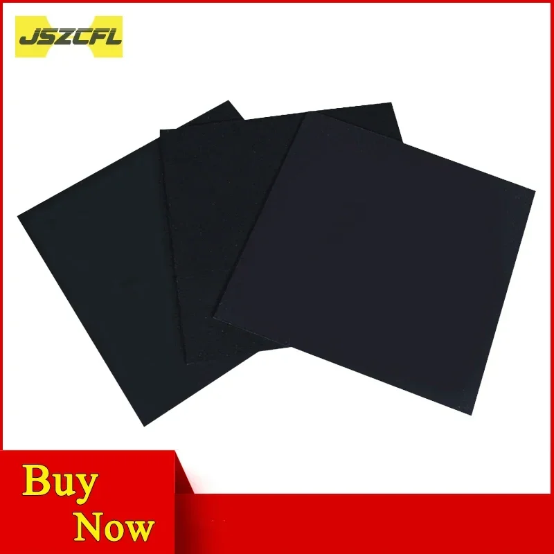 

20PC Black PVC Board Thickness 0.2mm 0.3mm 0.4mm 0.5mm 0.8mm 1mm Plastic Plate 100x200mm 200x200mm e