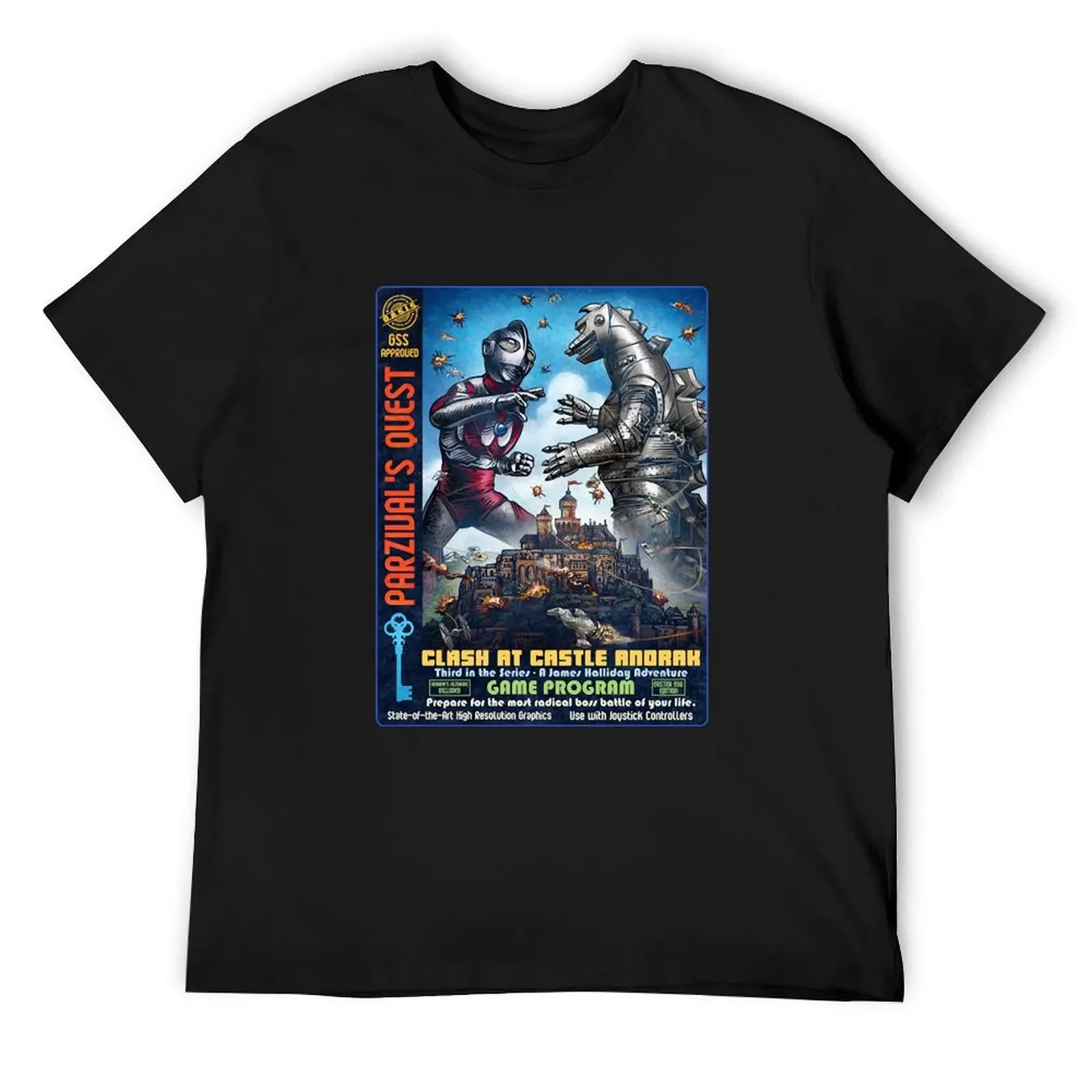 

Parzivals Quest T-Shirt sweat anime clothes plus size men clothing