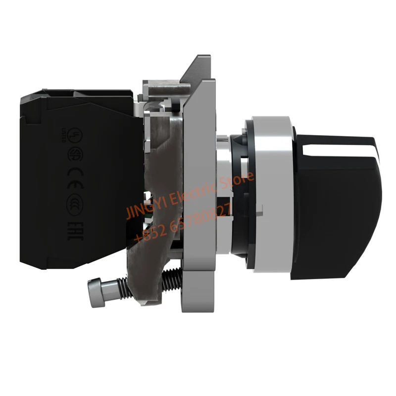 مفتاح محدد بمقبض طويل دائري من شنايدر XB4BJ21=ZB4BZ101+ZB4BJ2 22 مم قفل ذاتي ثنائي الاتجاه بدون ضوء 1NO #2