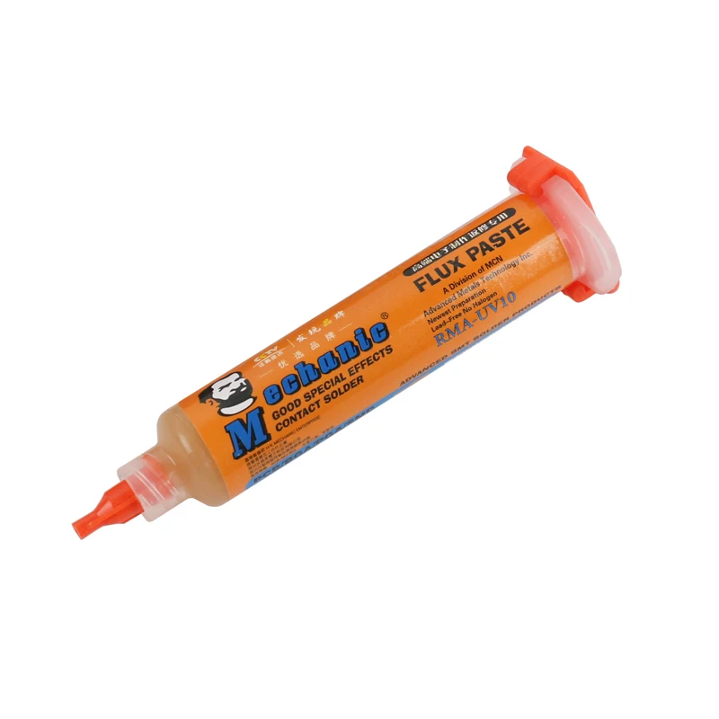 5PCS/lot Mechanic RMA-UV10 10cc Soldering Paste Flux for Soldering Iron BGA Solder Station Tin Cream BGA Flux