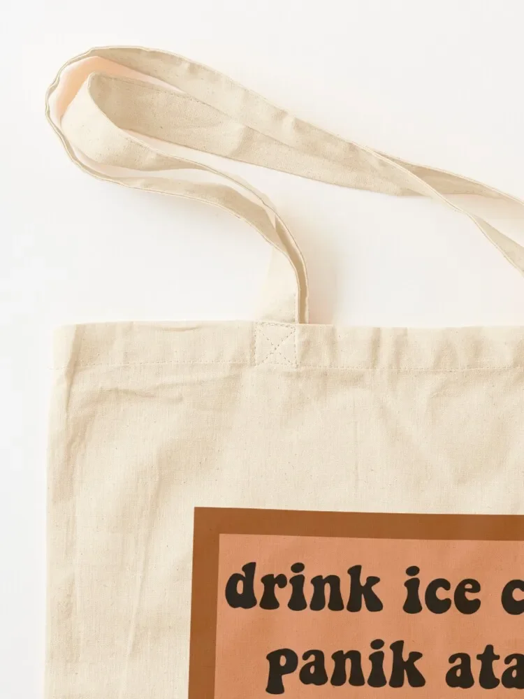 Drink Ice Cofy Frog Tote Bag Сумка для покупок Портативная сумка для покупок Большая сумка-тоут