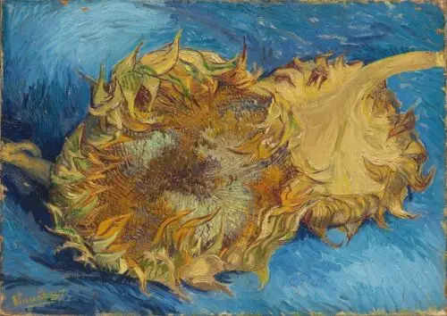 Vincent van Gogh: Sunflo Retro Metal Plaque/Sign Pub, Bar, Man Cave Novelty Gift sign