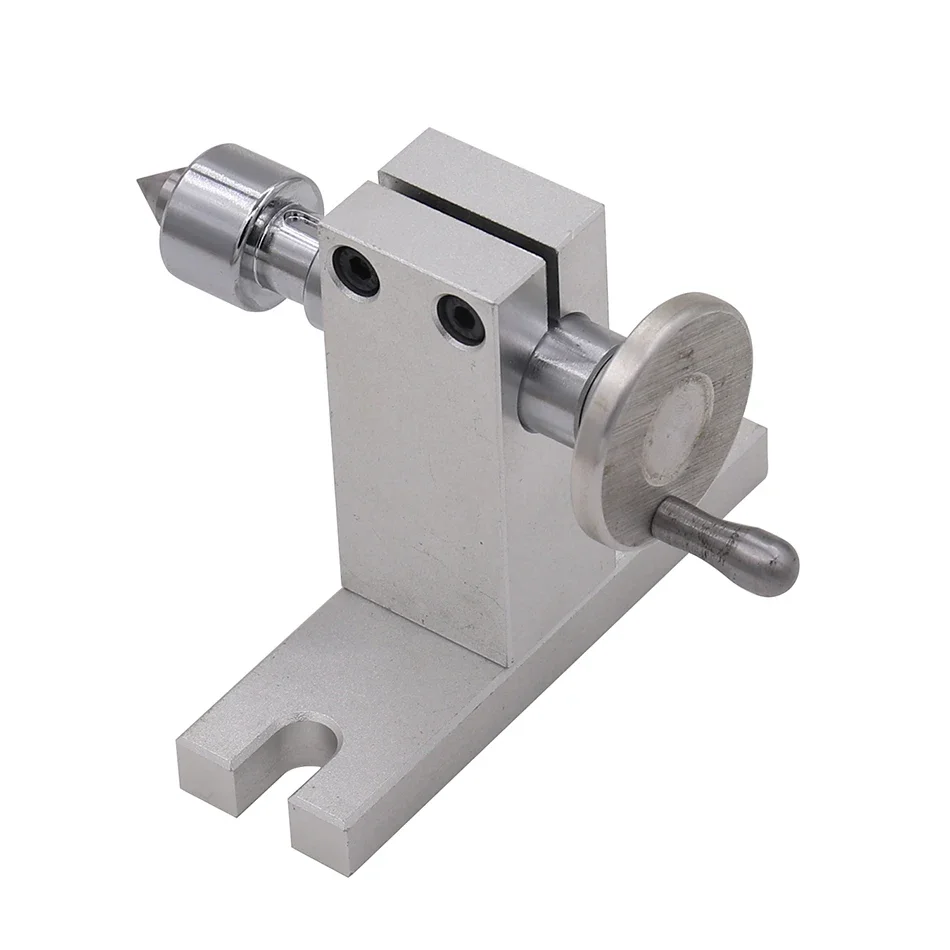 CNC 4 軸回転軸と心押し台 3 爪チャック 65 ミリメートル 50 ミリメートル cnc 4 軸回転テーブル 2 相 42 ステッピングモーター旋盤用心押し台