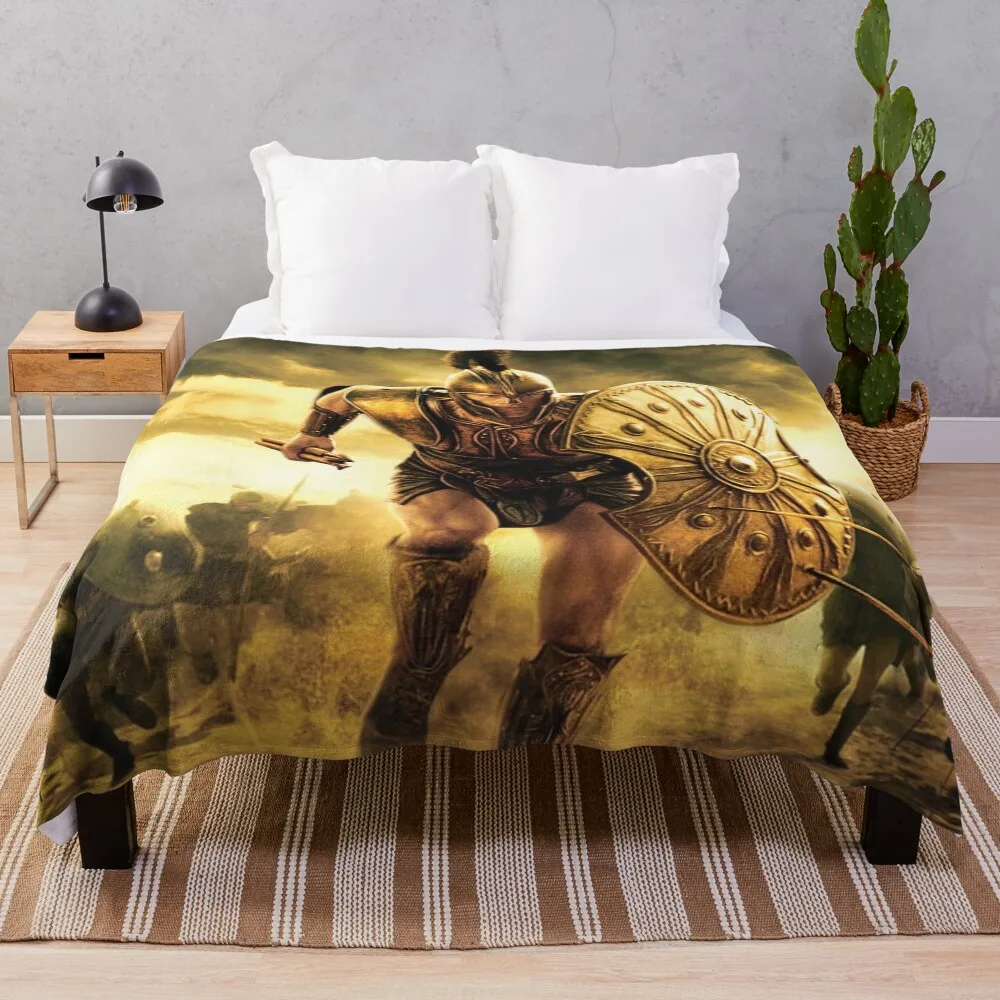 

Troy Throw Blanket Decorative Sofas cosplay anime Thin Large Blankets