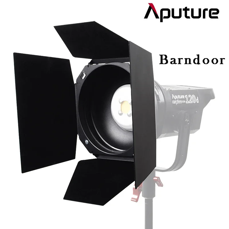 

Aputure 4-leaf Design Barndoor Standard 7-inch Bowens Mount Barn Door for Aputure LS 120D C120D II 300D LED Video Light