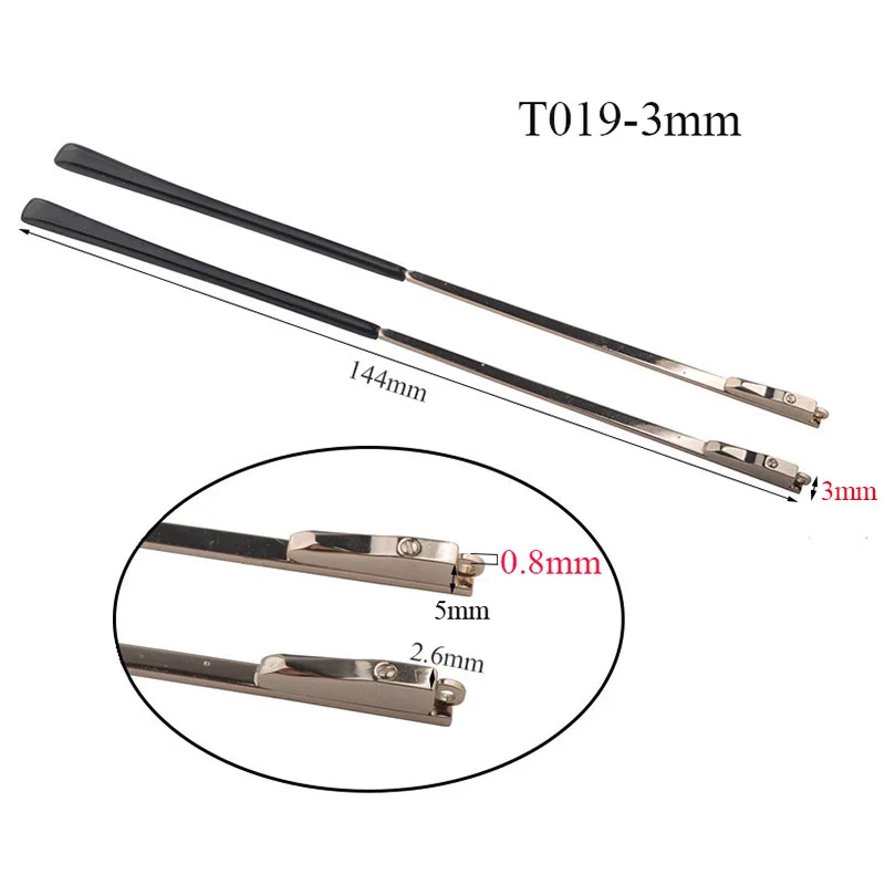 1pair Spring Metal Glasses Eyeglasses Temple Leg Eyelgasses flex temple With Tip Repair Rod Accessory T019#