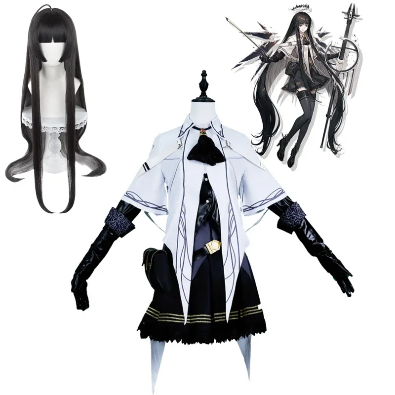 

FC6Game Virtuosa Cosplay Virtuosa Costume Wig Sets Halloween Role Play Anime Clothes@FC8！