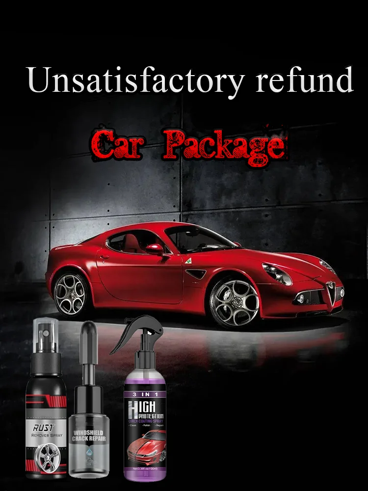 

Car gift package|Car surface scratch repair、Car seats Car interior accessories cleaning foam