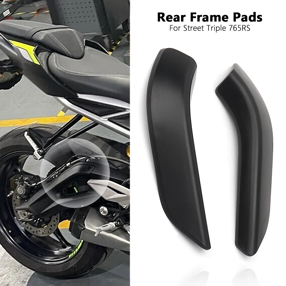 New Motorcycle Accessorie Side Rear Frame Pads Edge Scrape Strips Guard Sticker For STREET TRIPLE 765 RS For Street Triple 765RS