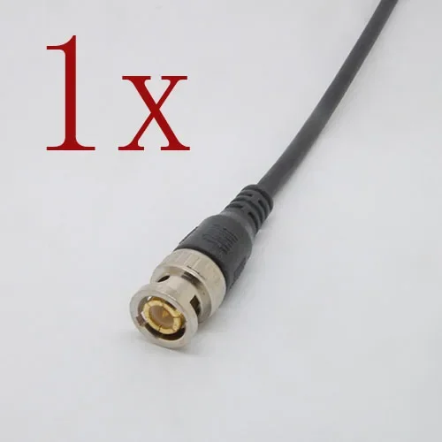 15cm Gold Planted CCTV Video Camera DVR Male BNC Connector Coaxial Cable S New