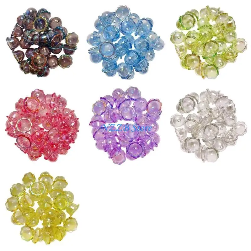 

T21F Decorative Acrylics Winds Chimes Beads Portable Accessory for Customes Gifts Decoration for Jewelry and Ornaments