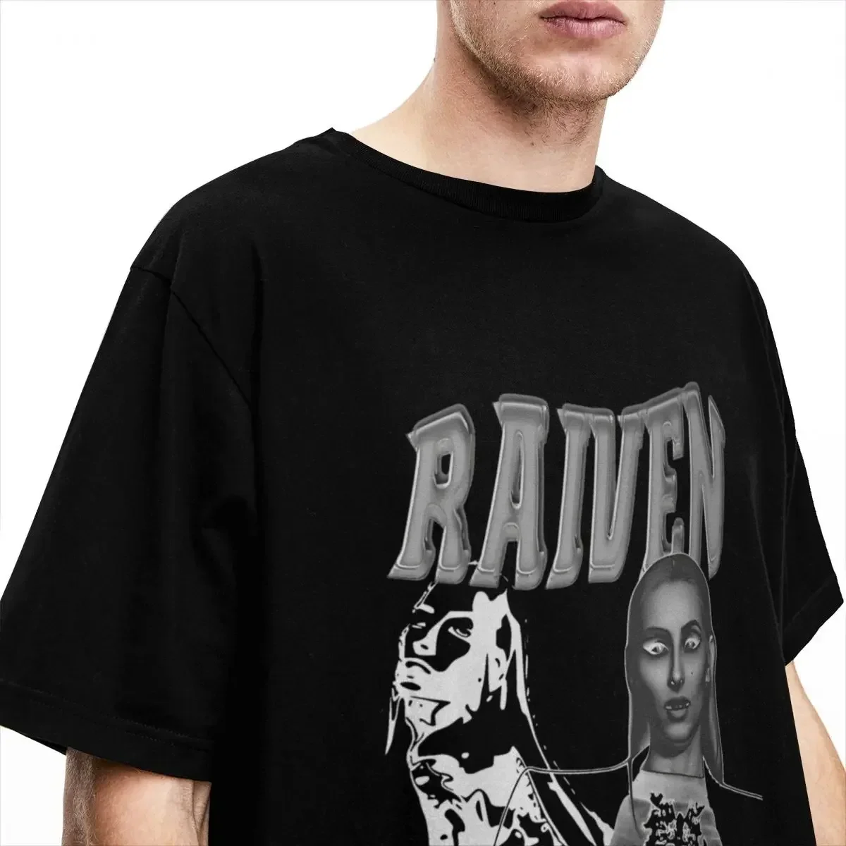 Eurovisions 2024 VAPORWAVE RAIVEN SLOVENIA VERONIKA T Shirt Stuff for Men Women Cotton Vintage T-shirt Short Sleeve Clothes