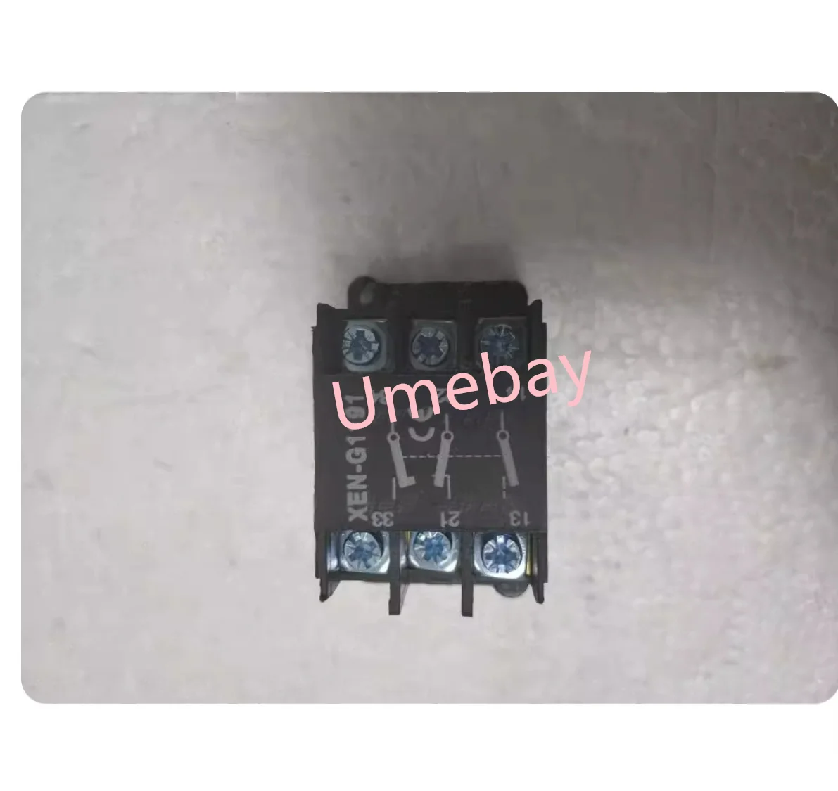 5 pieces, integrated circuit, XENG1191 dual speed contact switch socket accessories, spring reset contact block 1NC+2NO