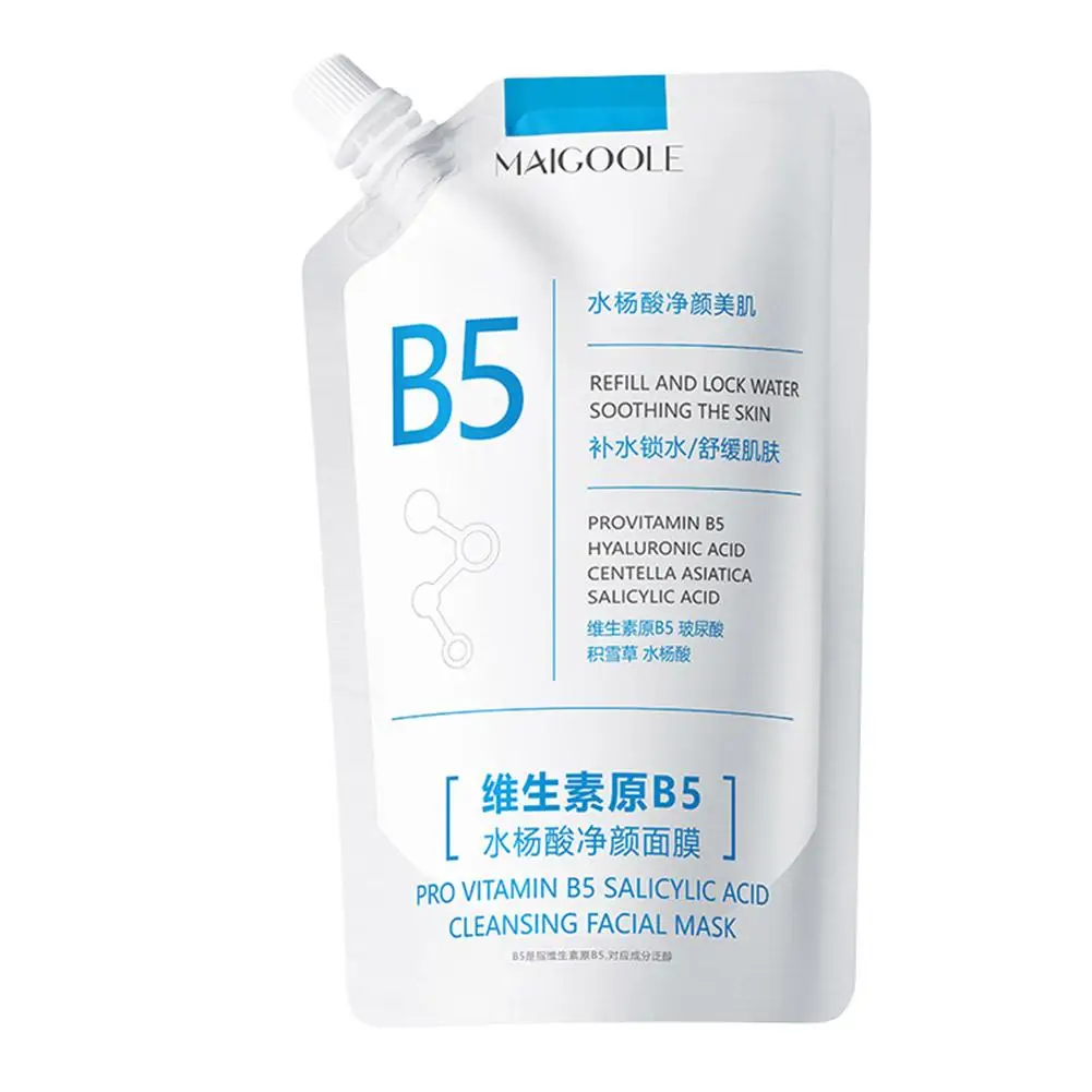 Provitab-b5 Ácido salicílico Máscara de Limpeza, Limpeza Profunda, Hidratante, Poros, Vermelhidão, Pele, Encolhimento, O8Y2, 300ml