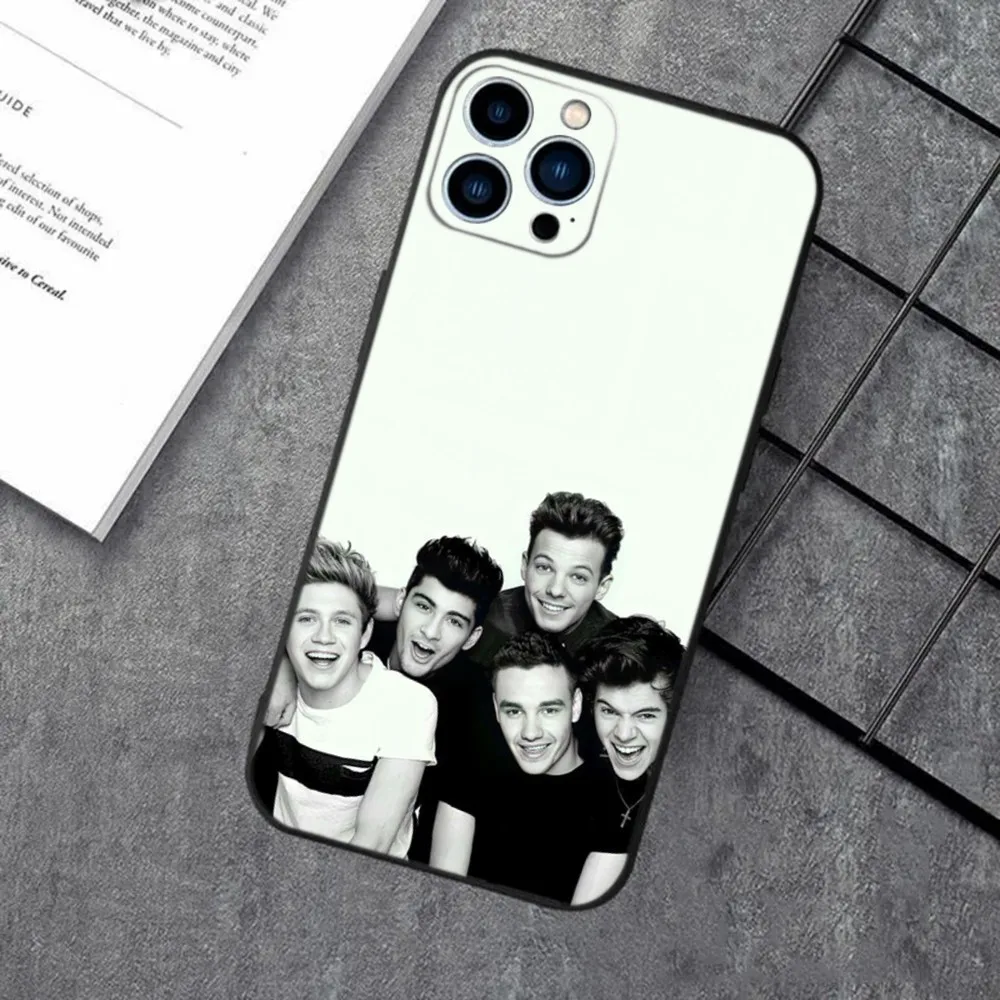 Band O-One Direction OD Phone Case For iPhone 16,15,14,13,12,11,XS,XR,X,8,7,Pro,Max,Plus,mini Silicone Black Cover - view 5