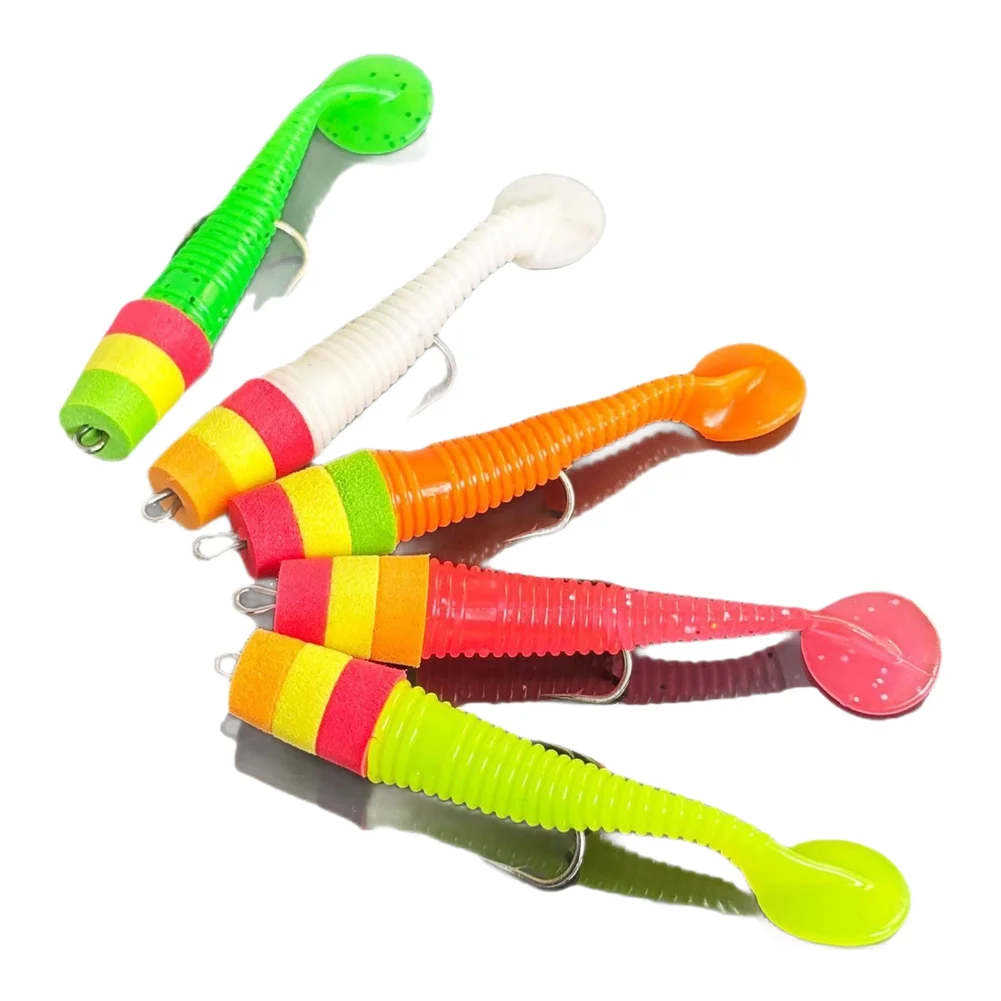 For Varying Water Colors Soft Fishing Bait Pike Fishing Bait Fishing Lure Multi-color Assortment For Perch And Bass