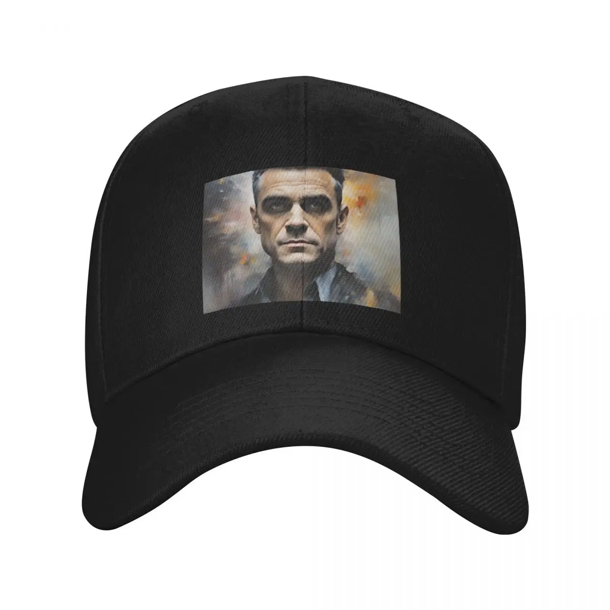 

The character of Robbie Williams Baseball Cap Anime Rugby Hood black Mens Women's