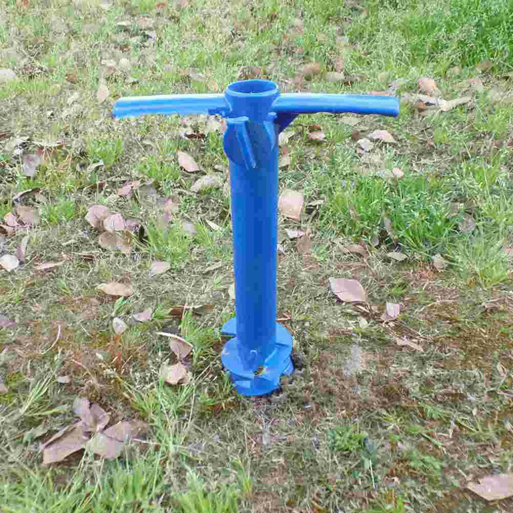 Beach Umbrella Anchor Sand Stand Universal Sand Grabber Spike Holder (Blue) Beach Umbrella