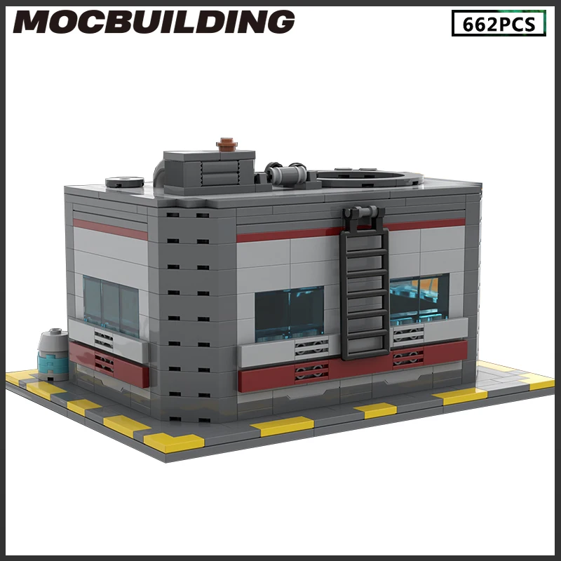 MOC Building Blocks Space Base Military Fortress Outpost Model DIY Bricks Assemble Toy Christmas Gift Birthday Present